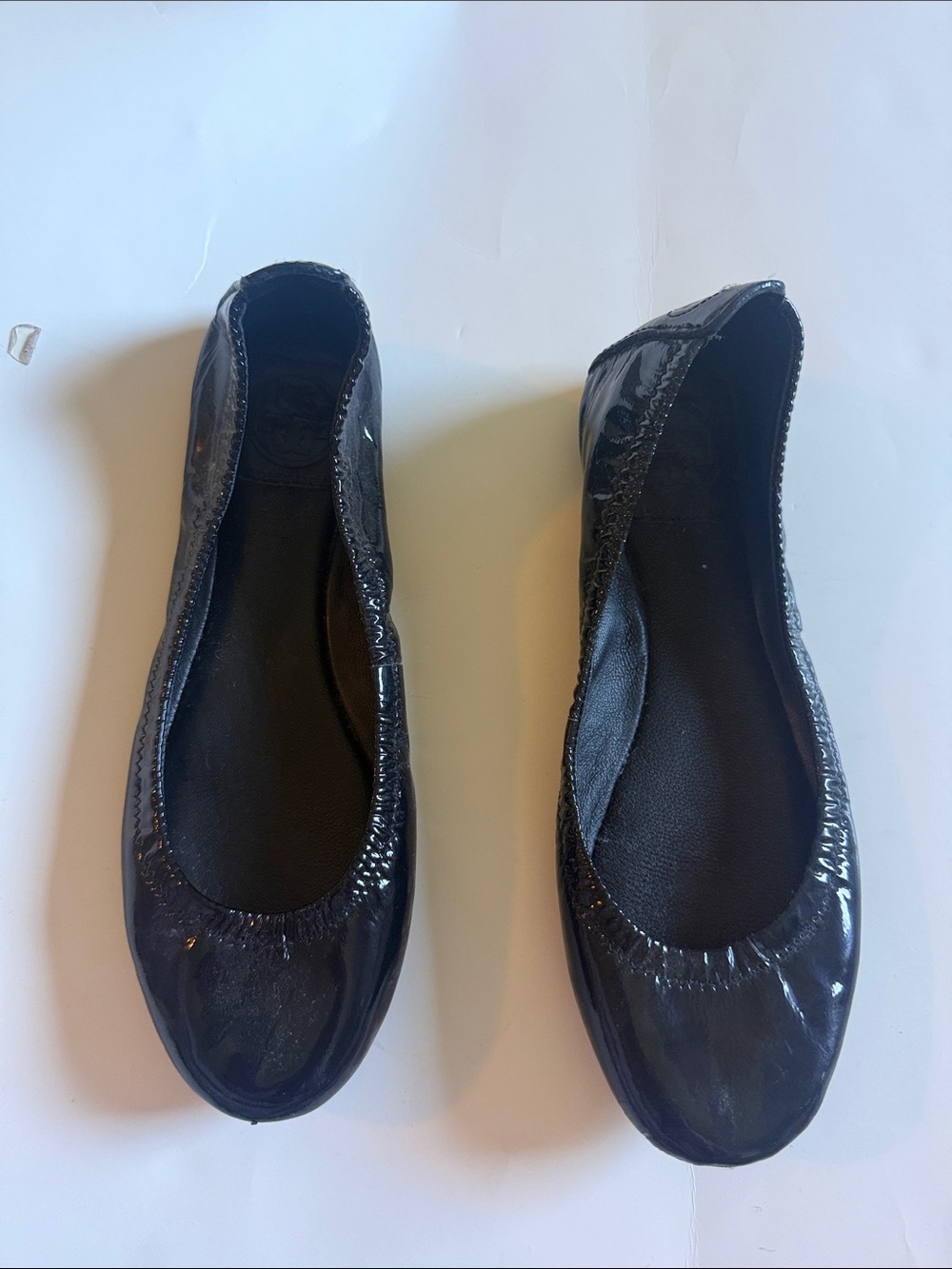Tory Burch Black Patent Ballet Flats